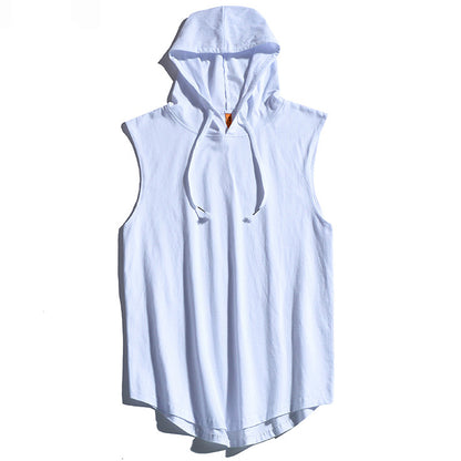 Loose Sleeveless Hoodie