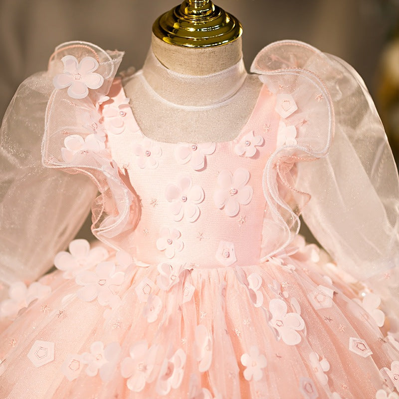 Flower Girl Puffy Princess Cake Dress