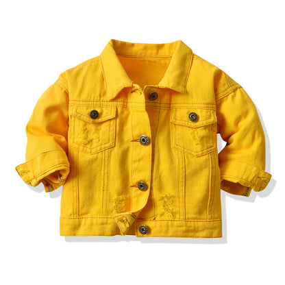 Children Tie-dye Denim Jacket