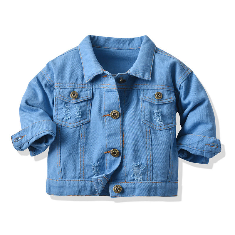 Children Tie-dye Denim Jacket
