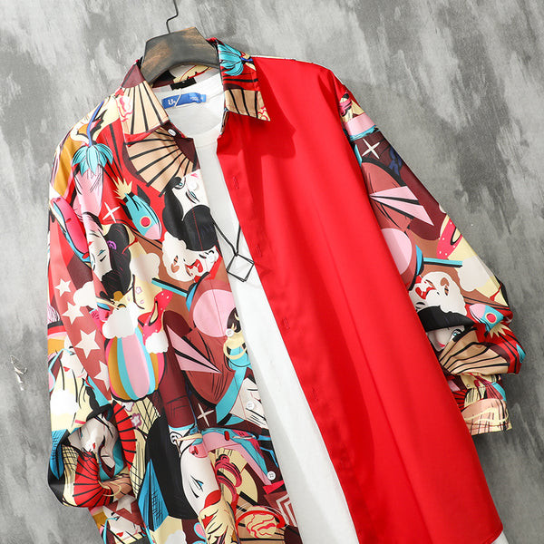 Japanese Ukiyo-e Singer Shirt