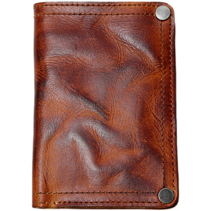 Leather Handmade Multi Card Slots Cash Wallet
