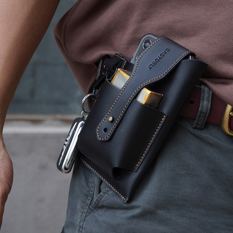 Multifunction Vertical Double Pocket Waist Bag