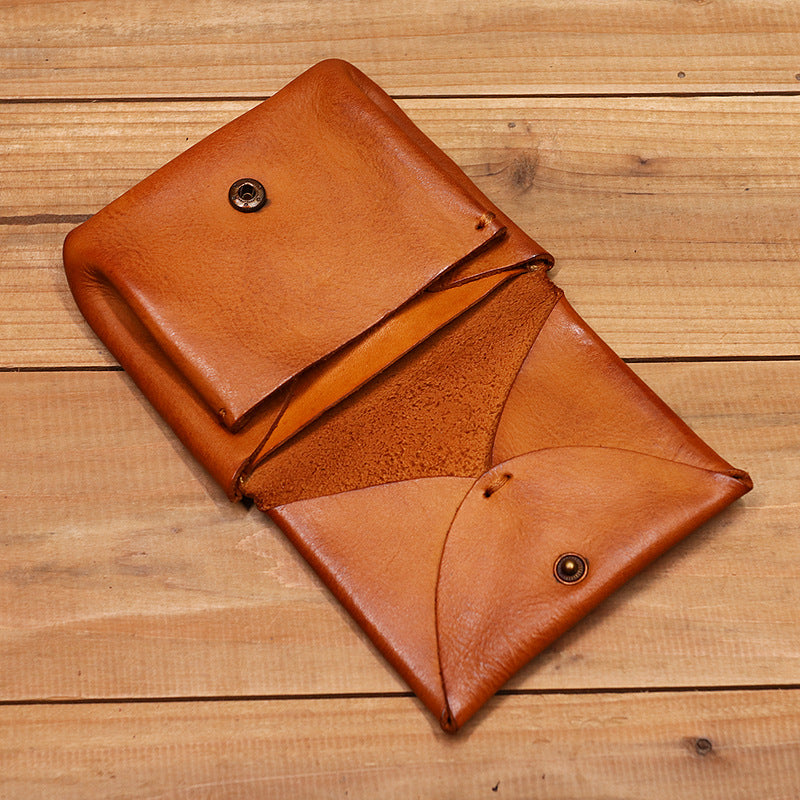 Retro Handmade Short Wallet Coin Purse