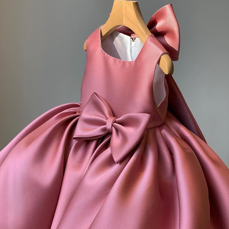 Elegant Bow Birthday Dress