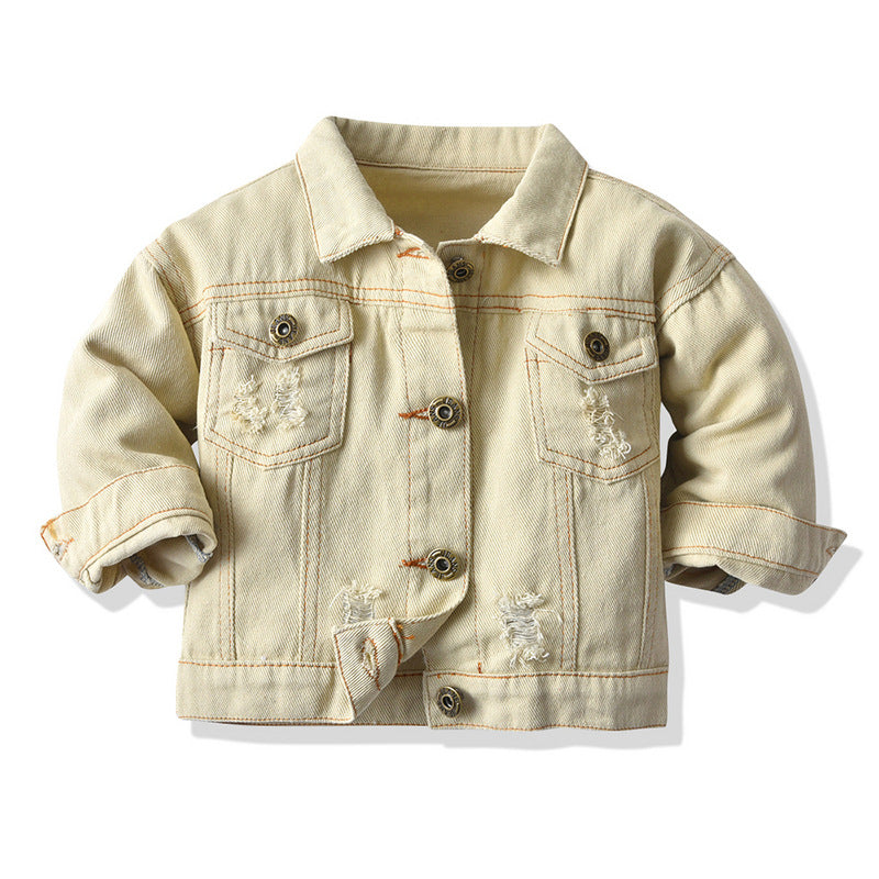 Children Tie-dye Denim Jacket