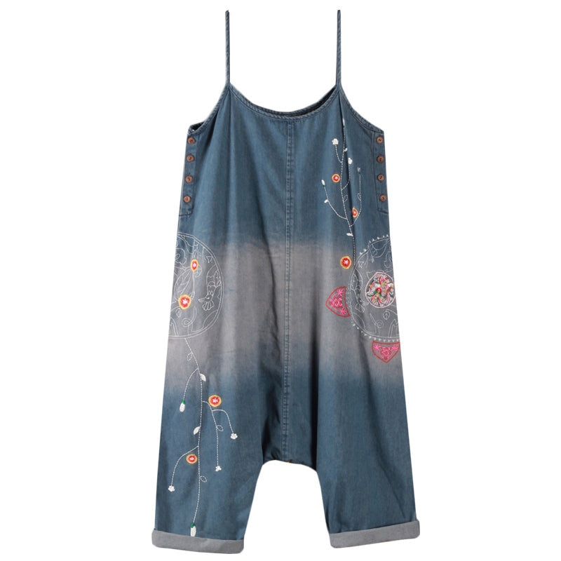 Summer Denim Loose Overalls