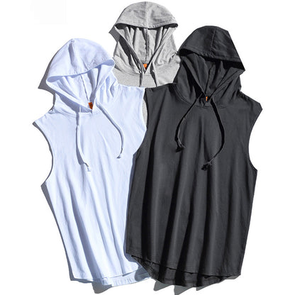 Loose Sleeveless Hoodie