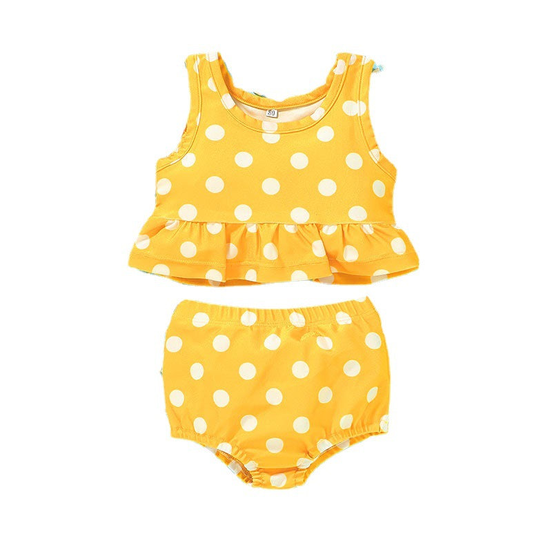 Girls Cute Printed Bikini