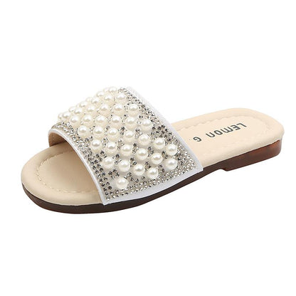 Children's Bead Beach Shoes Slippers