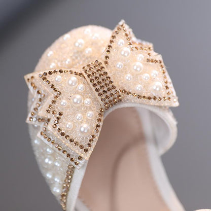 Girl's Sequin Beads Princess Shoes