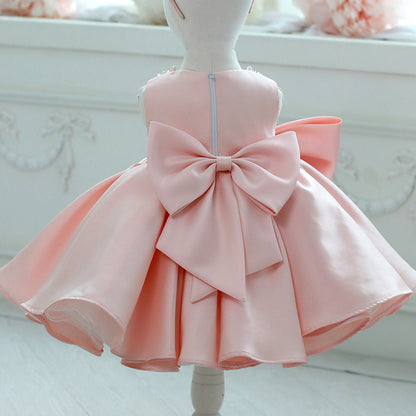 Elegant Baby Flower Girl Fluffy Dress