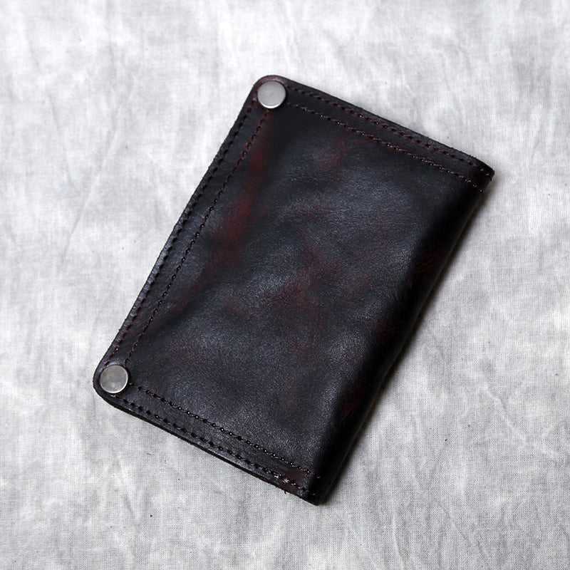 Leather Handmade Multi Card Slots Cash Wallet