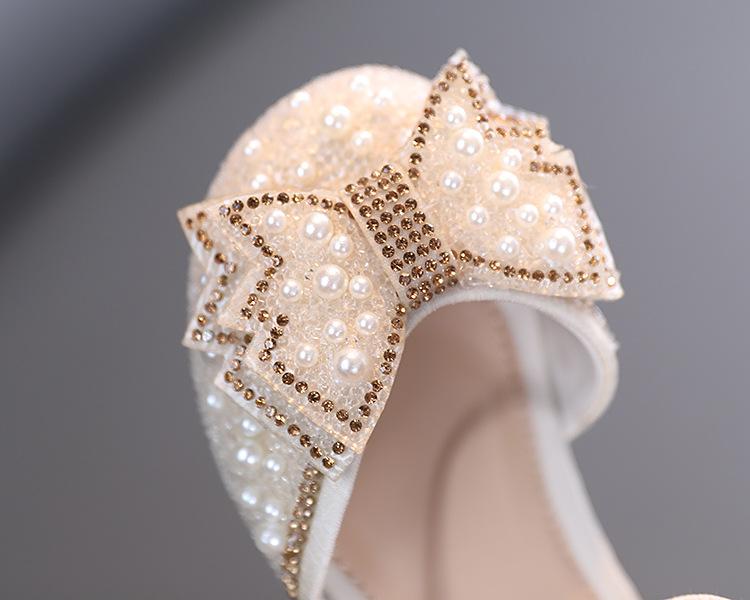 Girl's Sequin Beads Princess Shoes