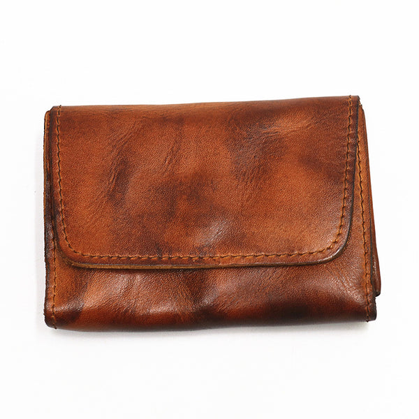 Retro Leather Buckle Small Coin Purse