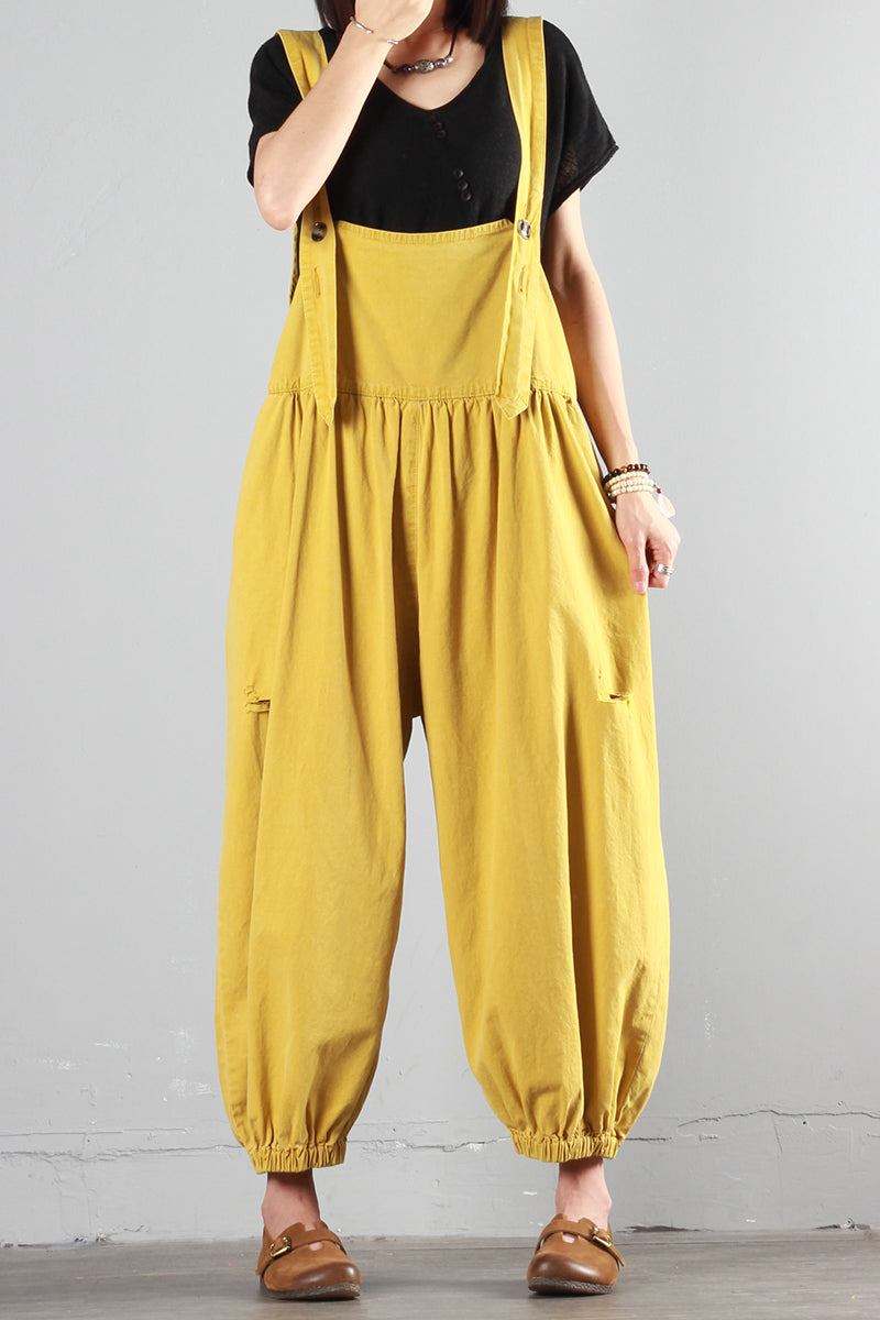 Retro Loose Overalls