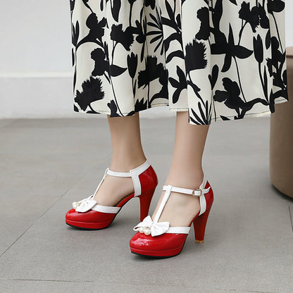 Sweet Chunky Heel Sandals