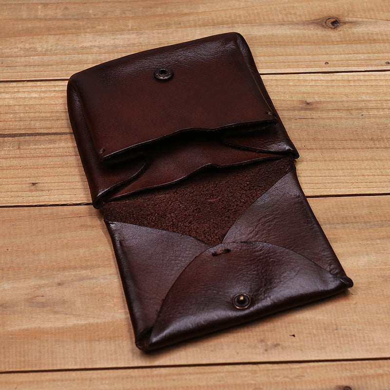 Retro Handmade Short Wallet Coin Purse