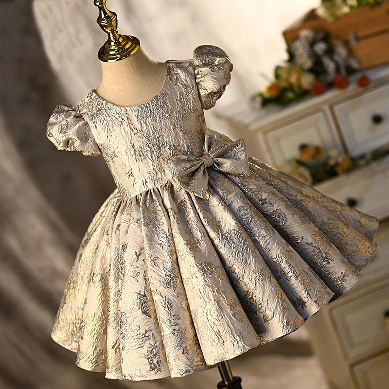 Vintage Elegant Fluffy Birthday Princess Dress