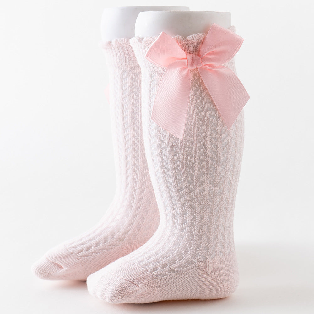 Baby Bowknot Mesh Socks