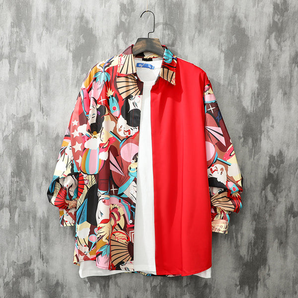 Japanese Ukiyo-e Singer Shirt