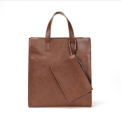 Business PU Portable Shoulder Bag