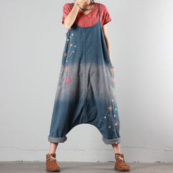 Summer Denim Loose Overalls