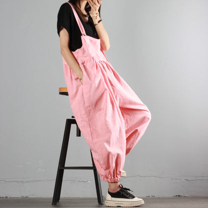 Retro Loose Overalls