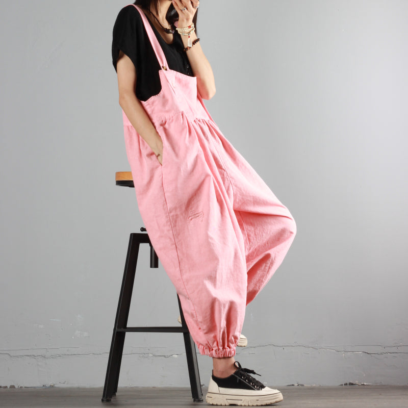 Retro Loose Overalls