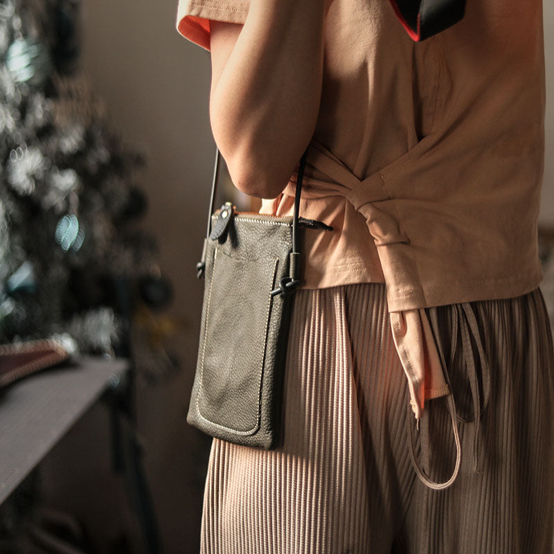 Cowhide Shoulder Messenger Bag