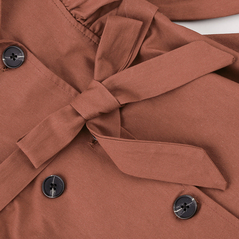 Girls Fashion Trench Coat