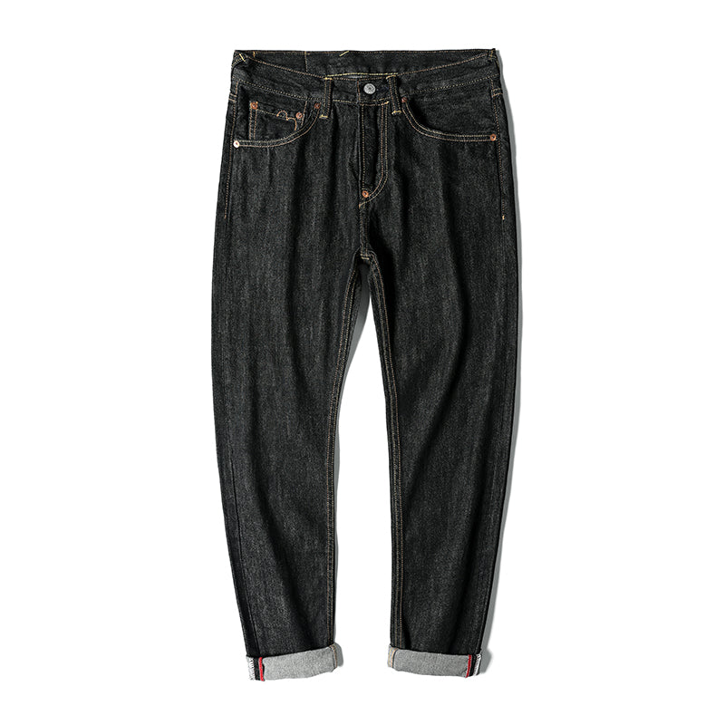 Skull Embroidered Jeans
