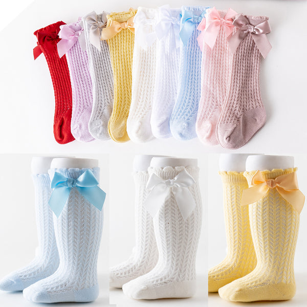 Baby Bowknot Mesh Socks