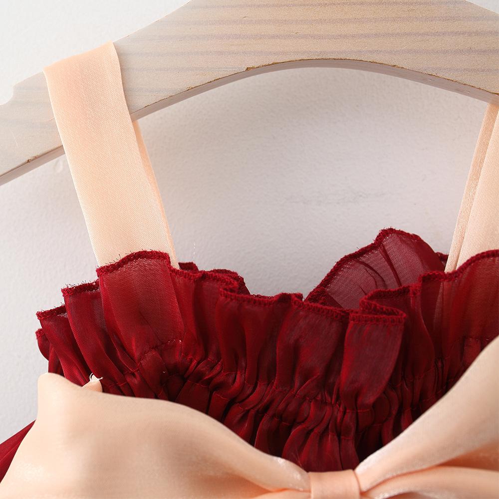Summer Girls Bow Sling Dress