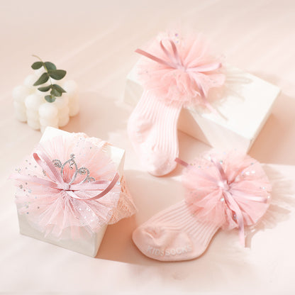 Baby Princess Hairband and Socks