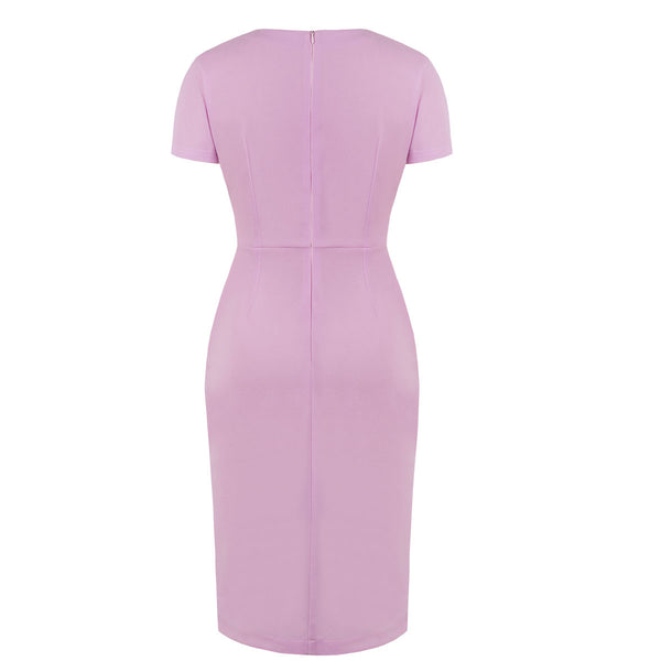 Printed Patchwork Slim Dress
