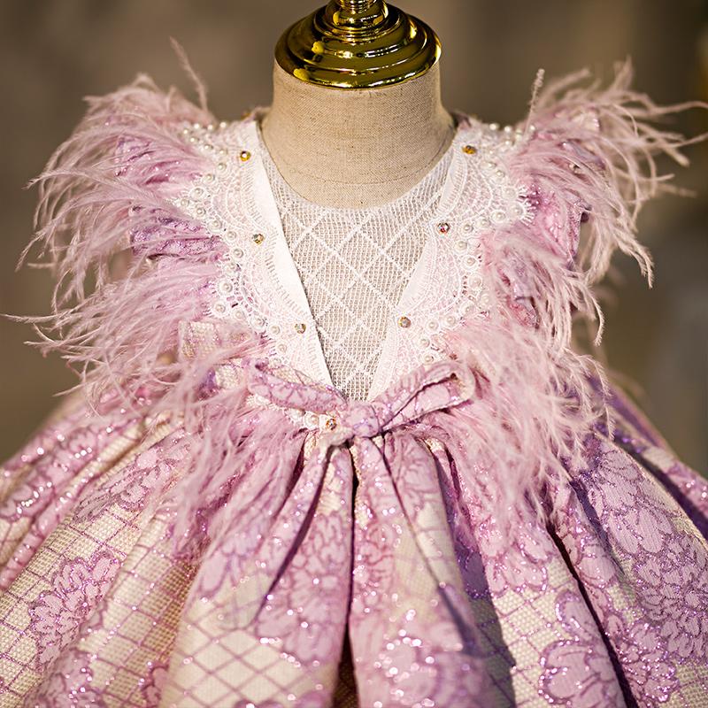 Elegant Cute Flower Embroidery Princess Dress