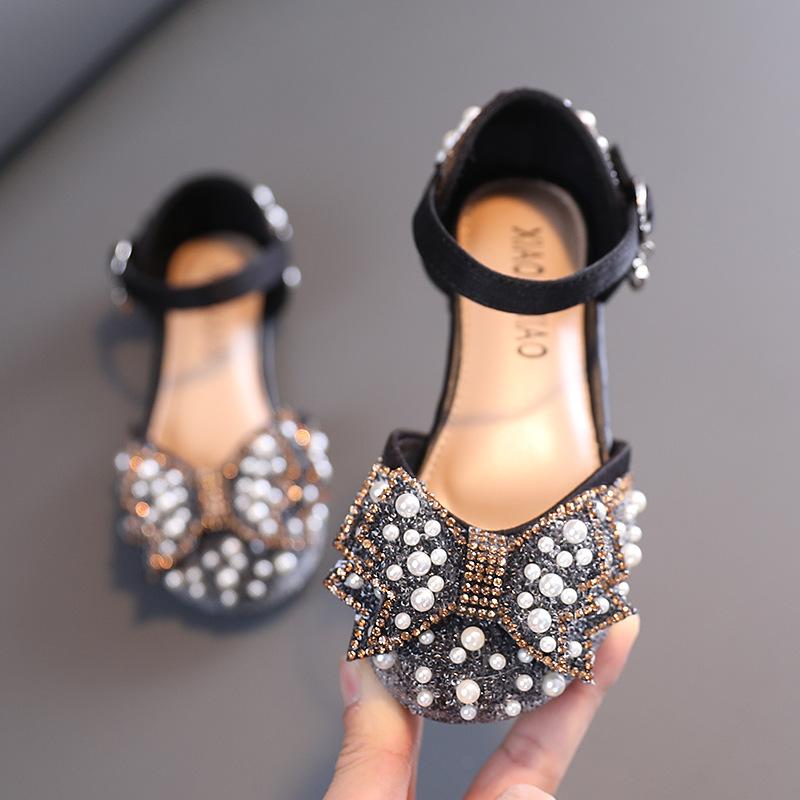 Girl's Sequin Beads Princess Shoes