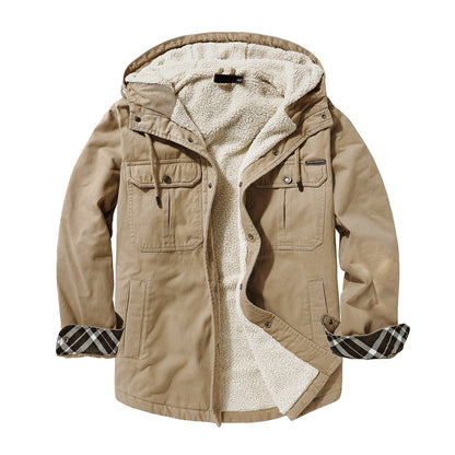 Casual Plus Fleece Long-sleeved Jacket
