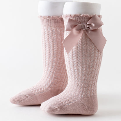 Baby Bowknot Mesh Socks