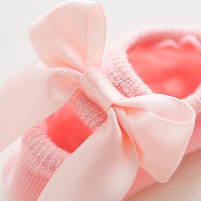 Baby  Thin Cotton Non-slip Princess Style Socks