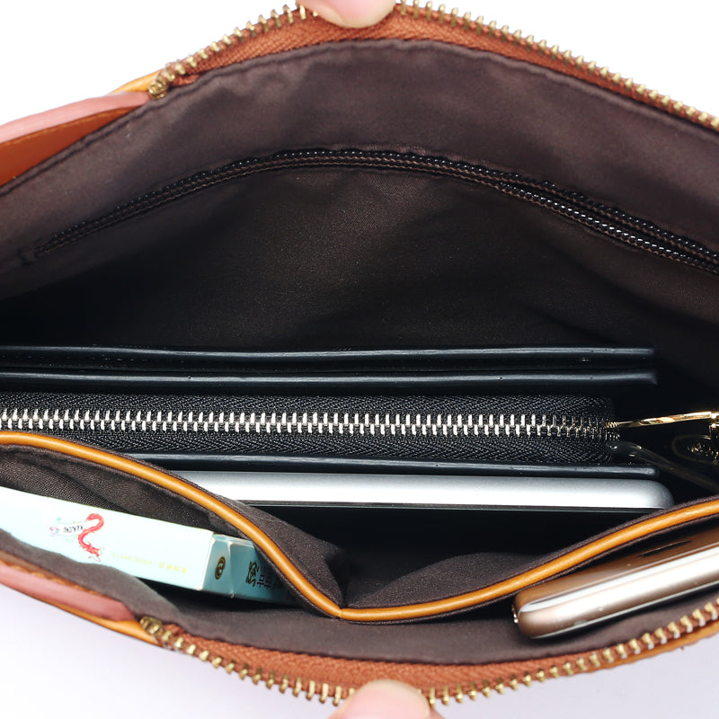 Vintage Street Rivet Business Clutch Shoulder Bag