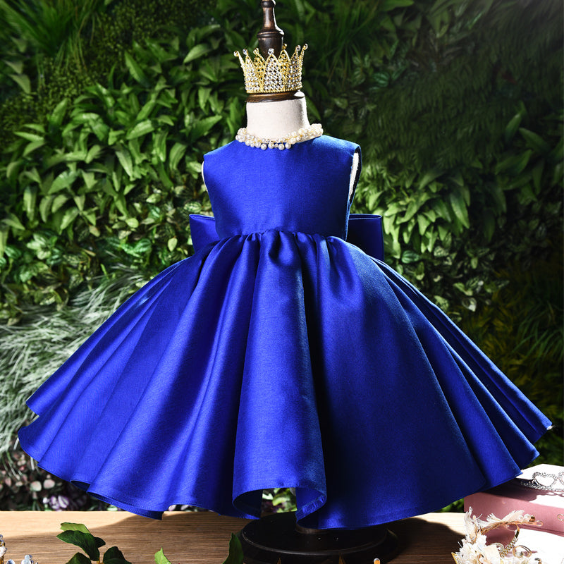 Retro Elegant Girls Puffy Princess Dress