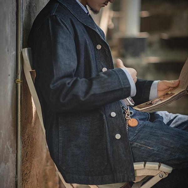 Retro American Casual Washed Denim Shirt Jacket
