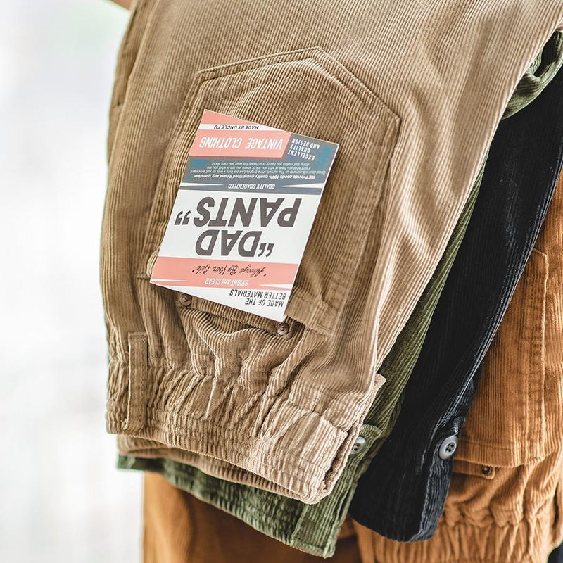 Retro  Corduroy Pants