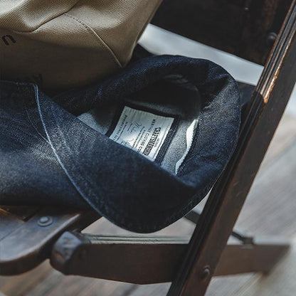 Retro American Casual Washed Denim Shirt Jacket