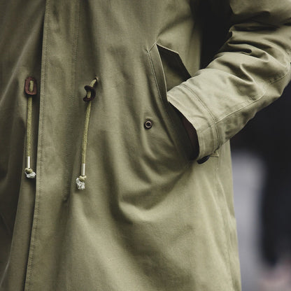 Medium-length M51 Hooded Trench Coat