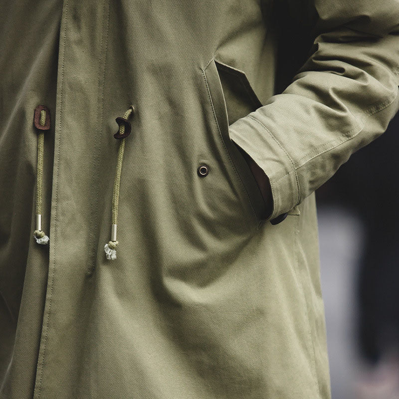 Medium-length M51 Hooded Trench Coat
