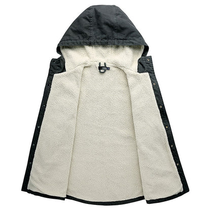 Casual Plus Fleece Long-sleeved Jacket