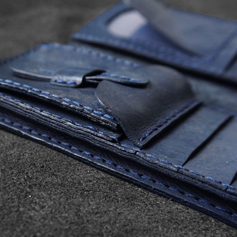 Handmade Leather Mid-length Wallet